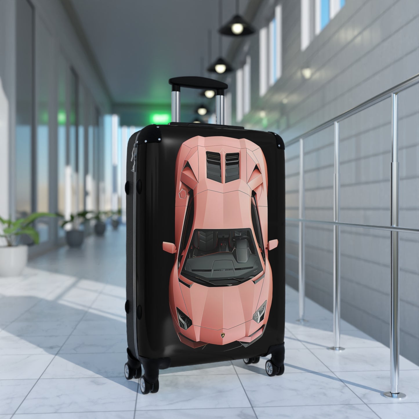 TrackCase - Pink Lamborghini Suitcase